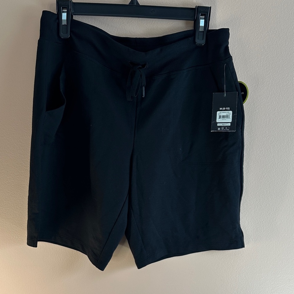 Athletic Works Women's Black Drawstring Shorts
